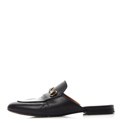 Gucci Calfskin Womens Princetown Slippers 38 Black 1 of 12