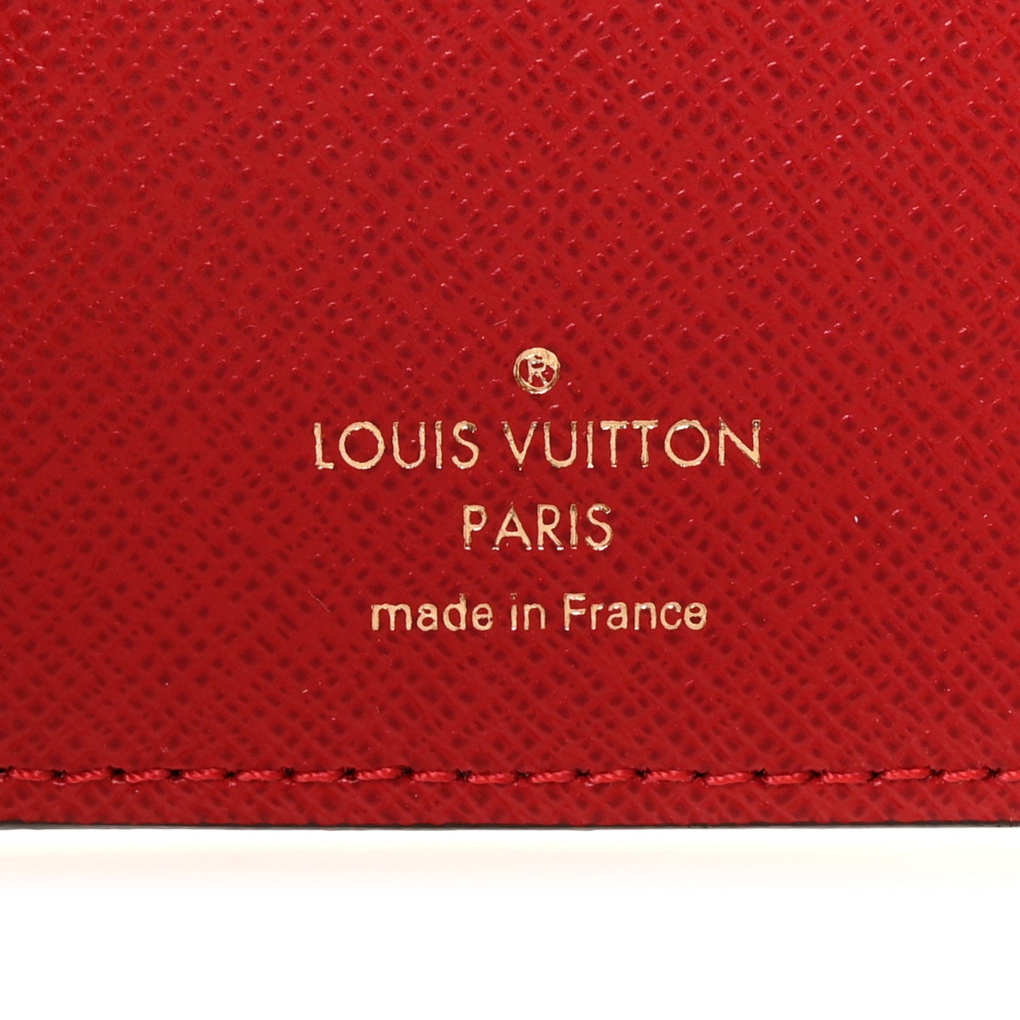Damier Ebene Victorine Wallet Cherry