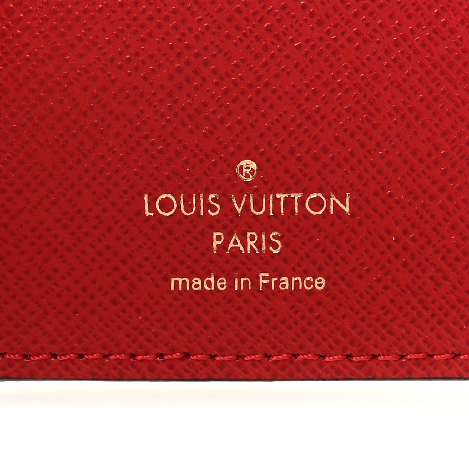 Louis Vuitton Damier Ebene Victorine Wallet Cherry 6 of 7