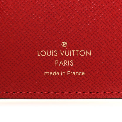 Louis Vuitton Damier Ebene Victorine Wallet Cherry 6 of 7
