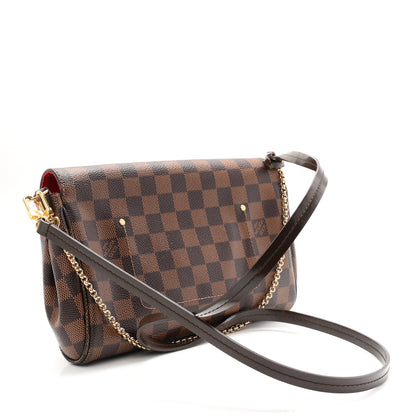 Louis Vuitton Damier Ebene Favorite MM 3 of 10