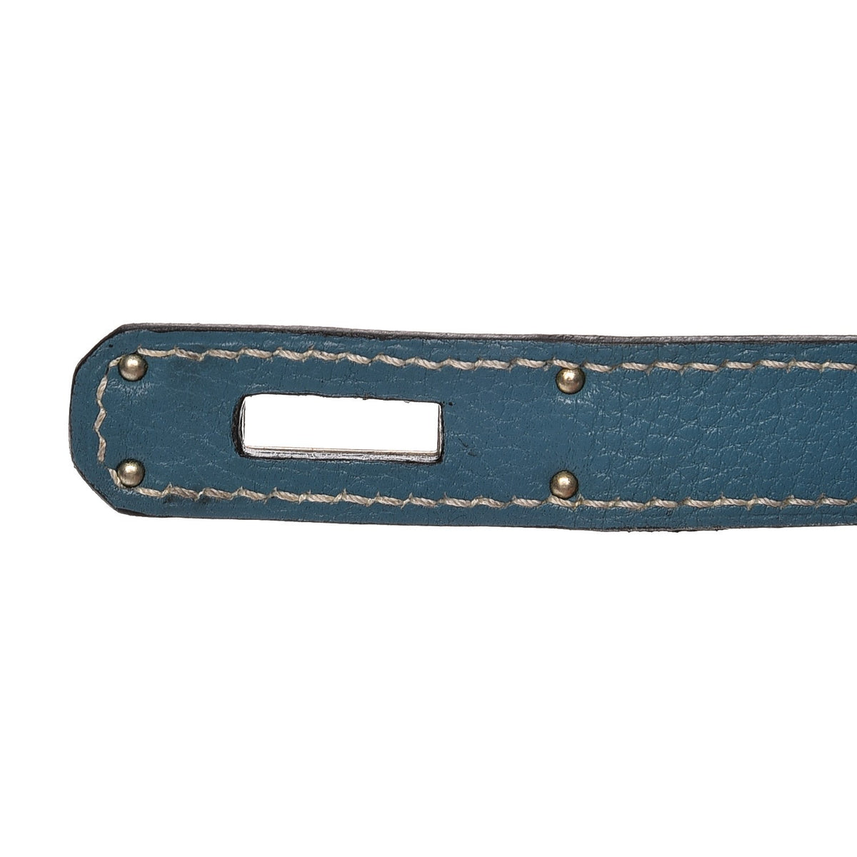 Hermes Taurillon Clemence Birkin 30 Blue Jean 19 of 35