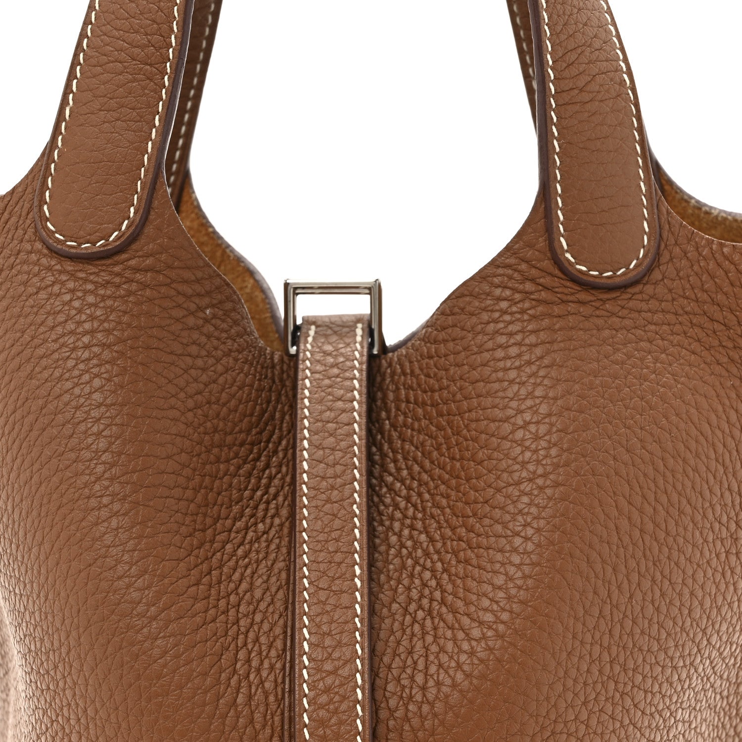 Hermes Taurillon Clemence Picotin Lock 18 PM Gold 8 of 11