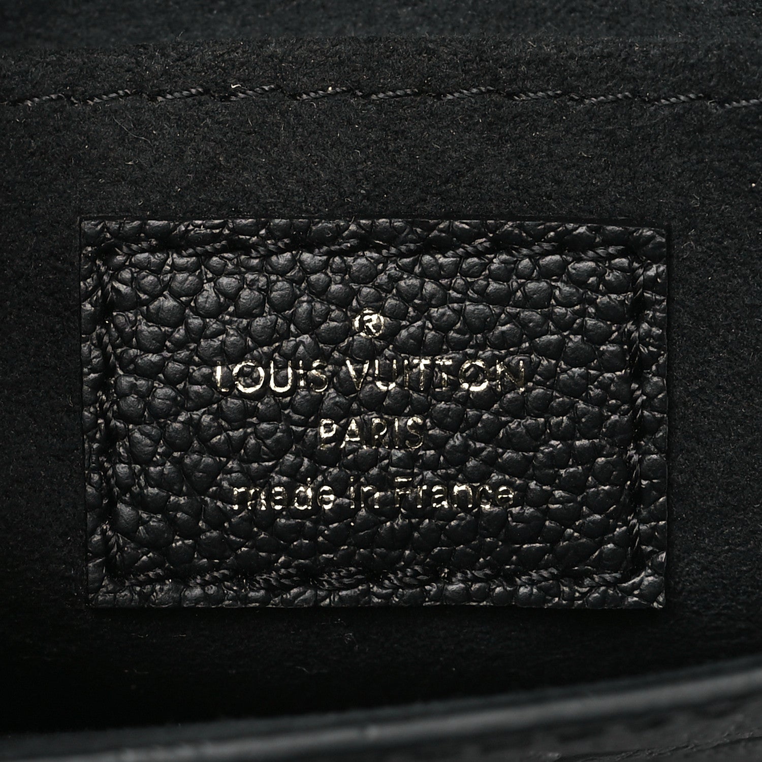 Louis Vuitton Empreinte Monogram Giant Petit Sac Plat Black 6 of 11