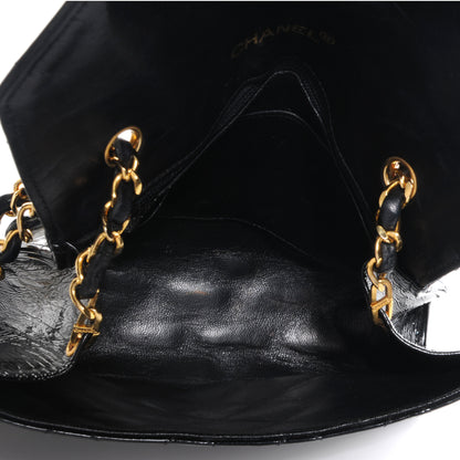 Chanel Patent Envelope Flap Bag Black 5 of 9