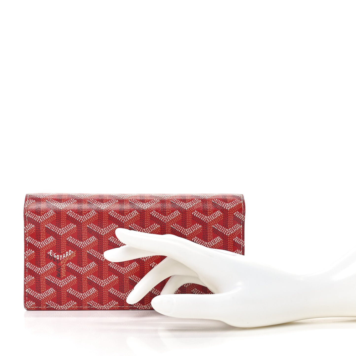 Goyardine Richelieu Wallet Red