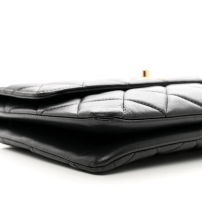 Chanel Lambskin Quilted Medium Trendy CC Flap Black 9 of 10