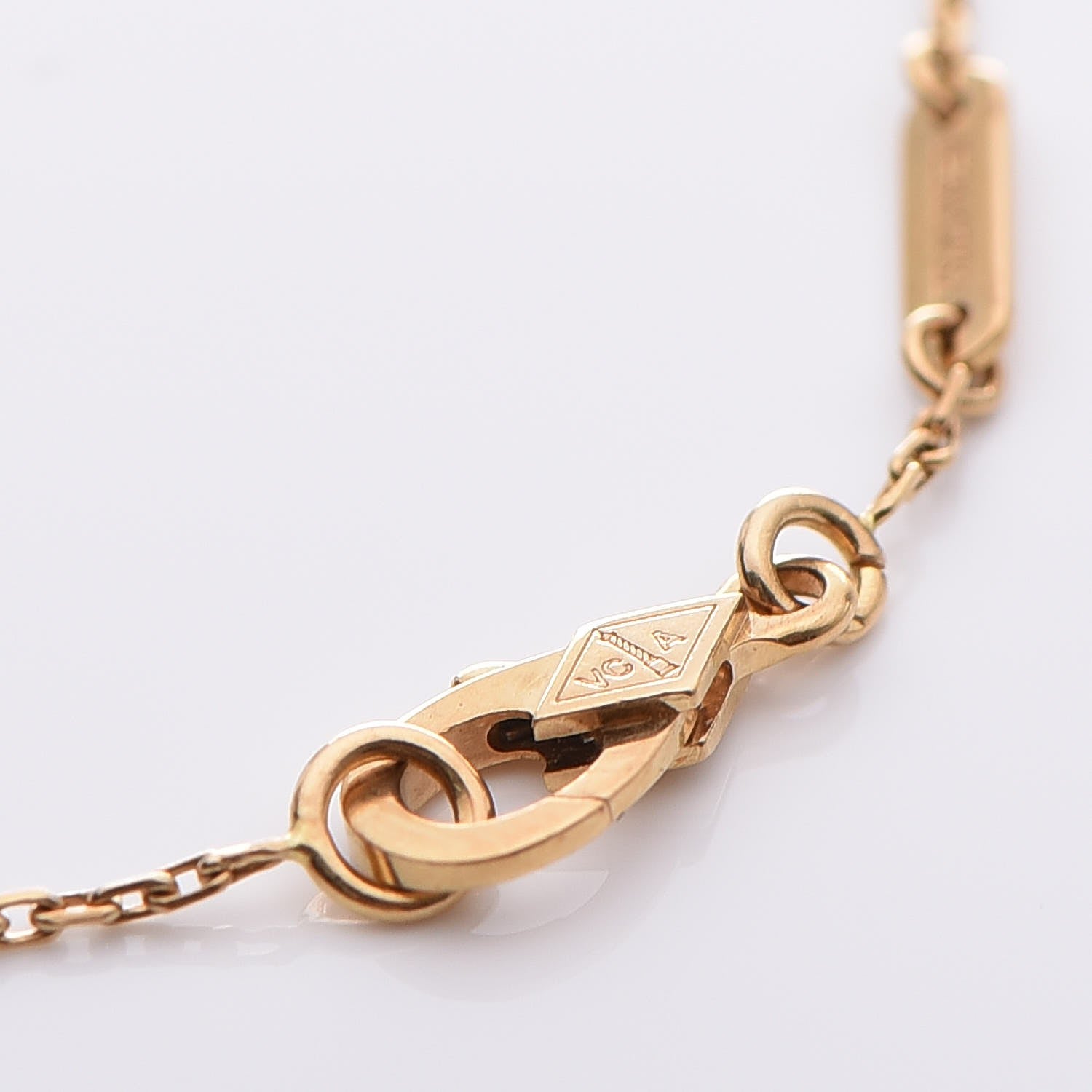 Van Cleef & Arpels 18K Yellow Gold Mother of Pearl Sweet Alhambra Bracelet 14 of 15
