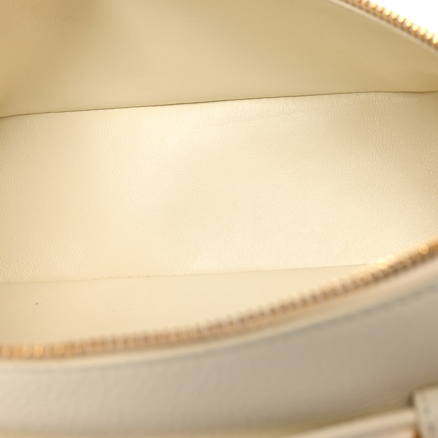 Loro Piana Grained Calfskin L19 Extra Pocket Pouch Whisper White 5 of 9