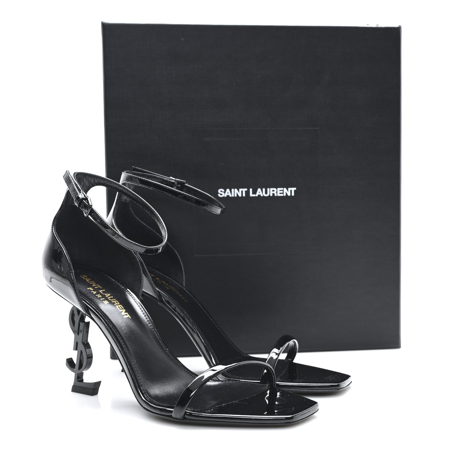 Vernice Chiffon Opyum 85 Sandals 37 Black