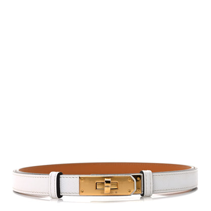 Hermes Epsom Kelly Belt White 1 of 5