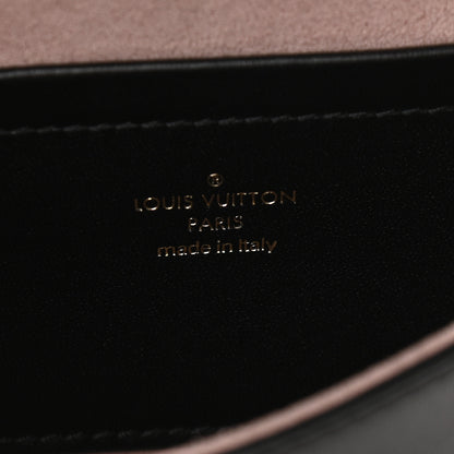 Louis Vuitton Lambskin Embossed Monogram Pochette Coussin Black 6 of 8
