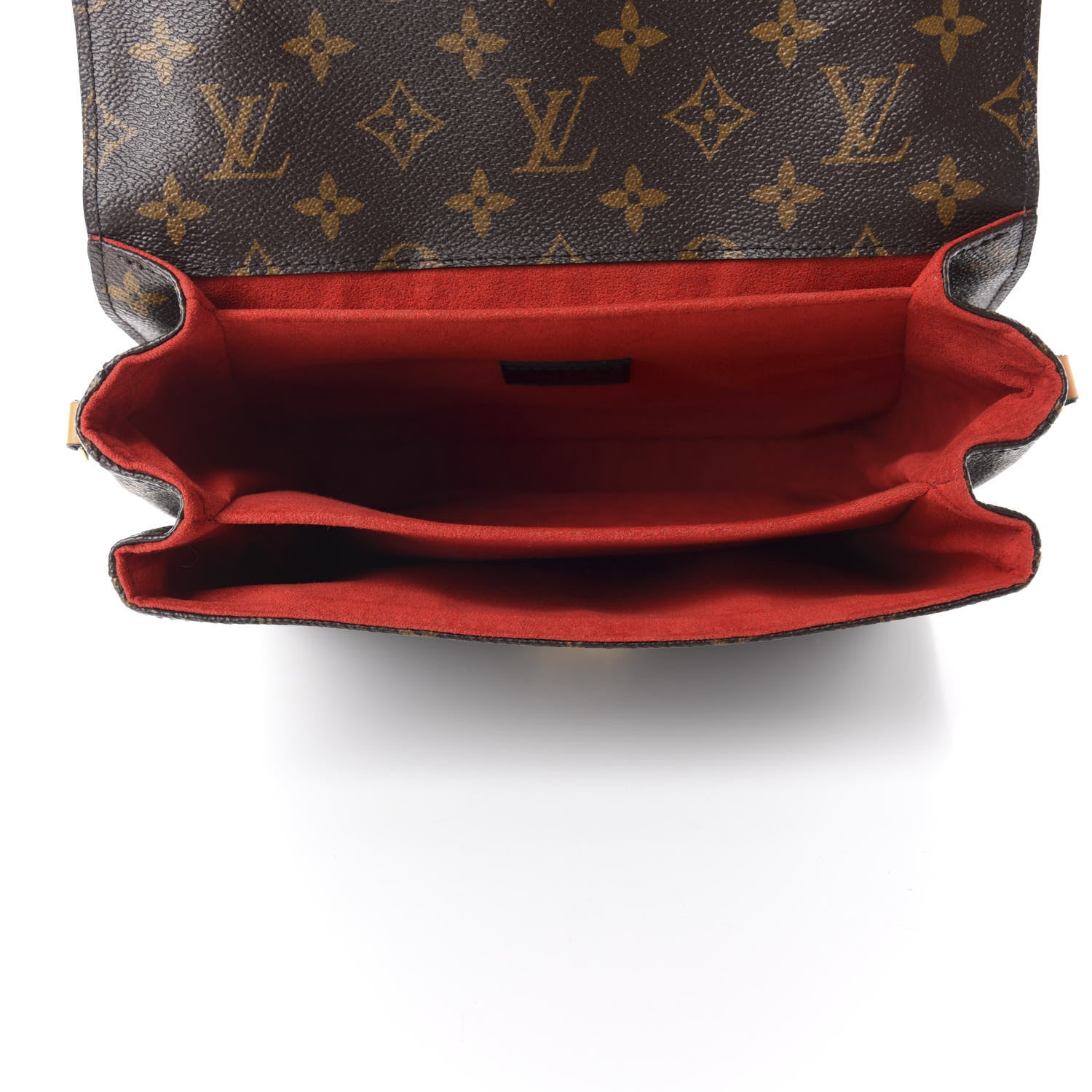 Louis Vuitton Monogram Braided Pochette Metis Safran 5 of 9
