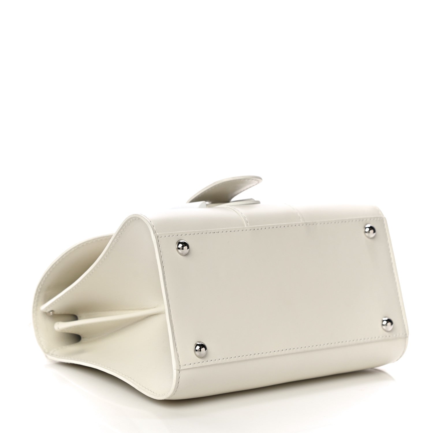 Delvaux Box Calfskin Mini Brillant Satchel Ivory 4 of 13