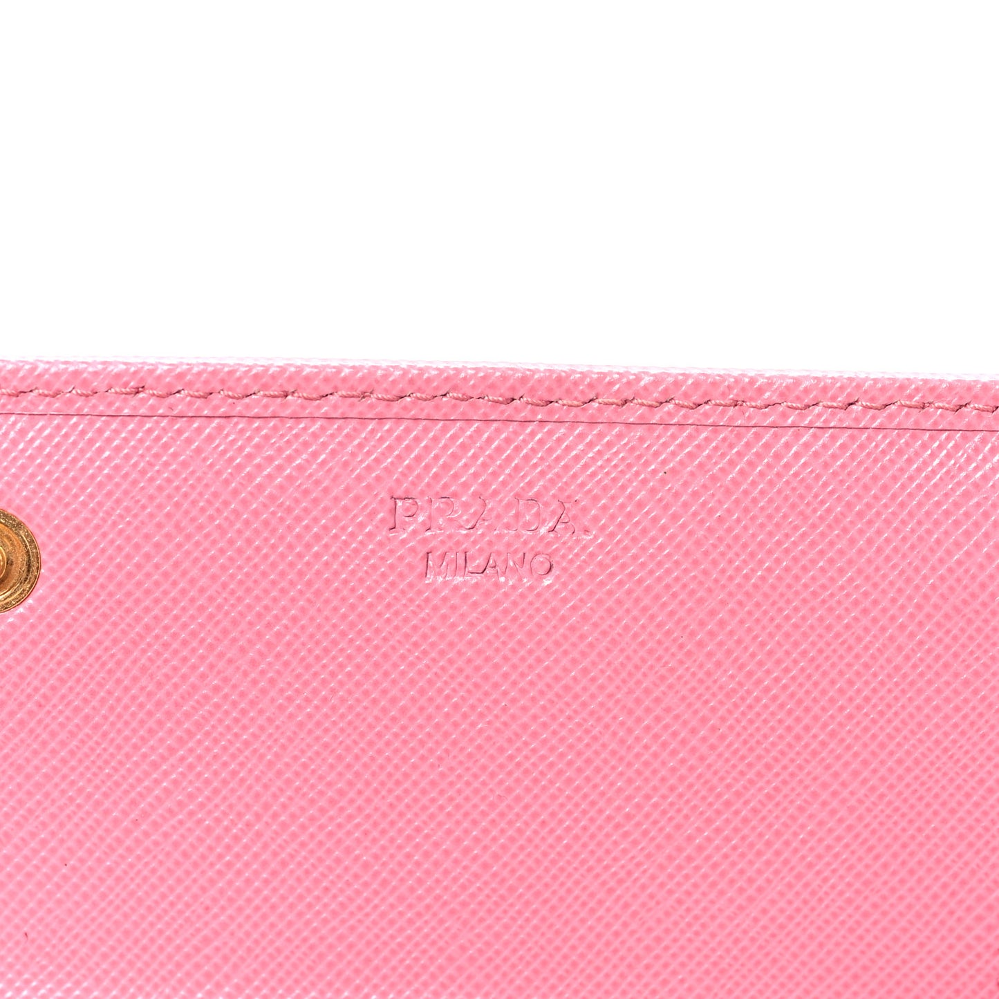 Saffiano Metal Continental Flap Wallet Begonia