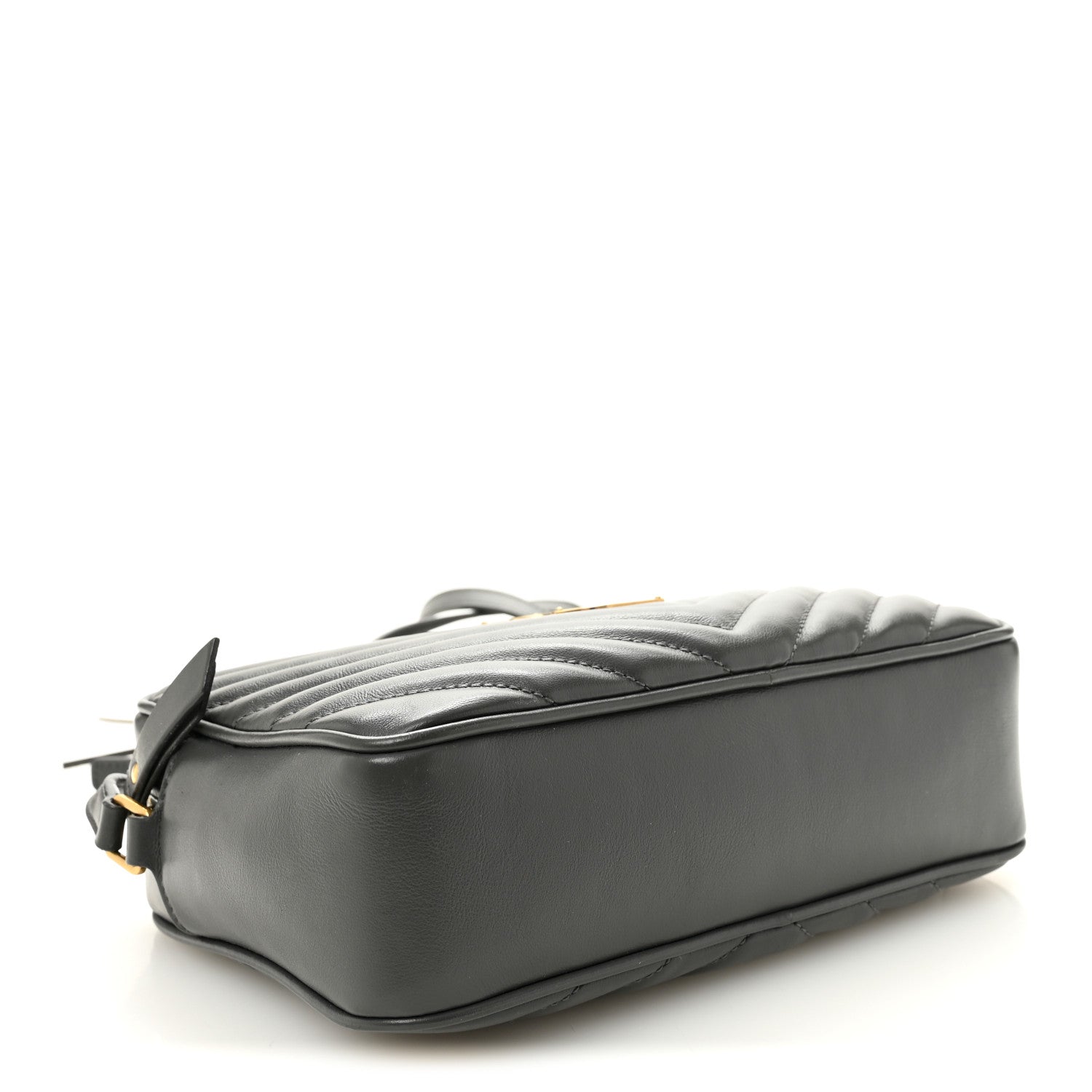 Saint Laurent Calfskin Matelasse Monogram Lou Camera Bag Storm 4 of 10