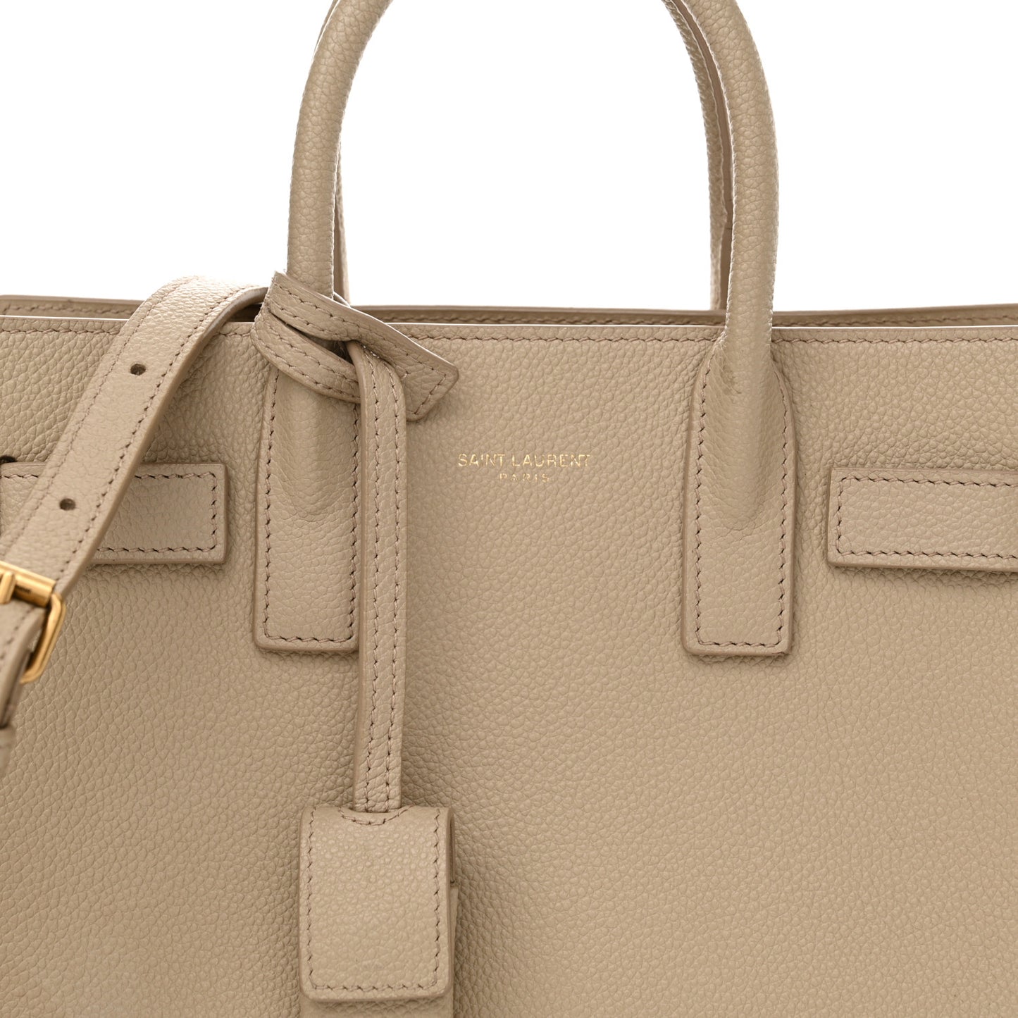Grained Calfskin Nano Sac De Jour Sea Salt