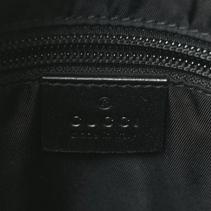 Gucci GG Supreme Monogram Flat Messenger Bag Black Grey 6 of 9