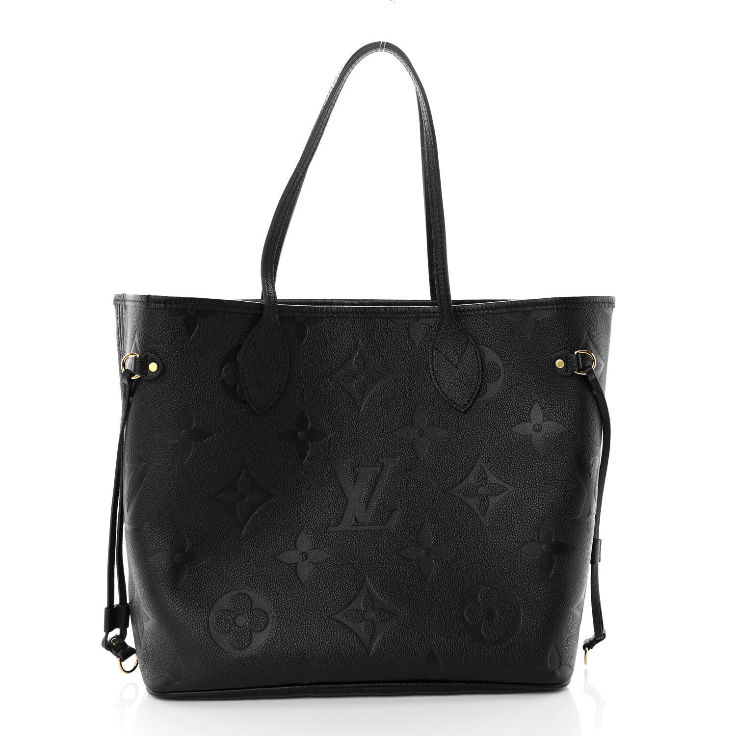 Louis Vuitton Empreinte Monogram Giant Neverfull MM Black 3 of 10