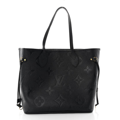 Louis Vuitton Empreinte Monogram Giant Neverfull MM Black 3 of 10