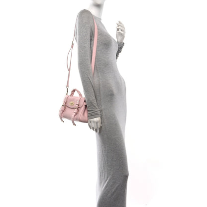 Mulberry Heavy Grain Mini Alexa Powder Rose 2 of 10