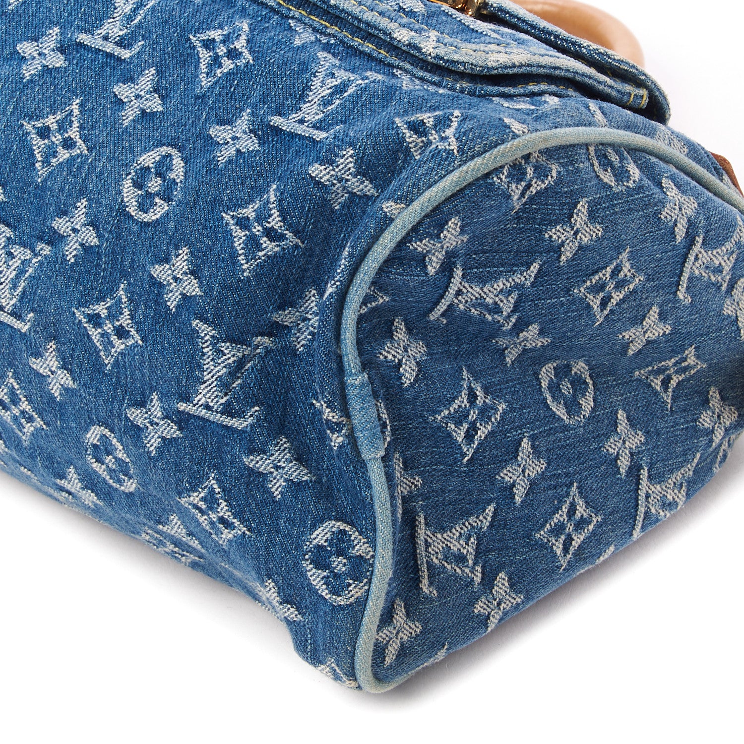 Louis Vuitton Monogram Denim Neo Speedy Blue 5 of 8