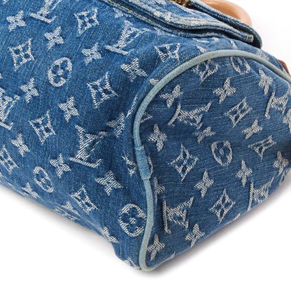 Louis Vuitton Monogram Denim Neo Speedy Blue 5 of 8