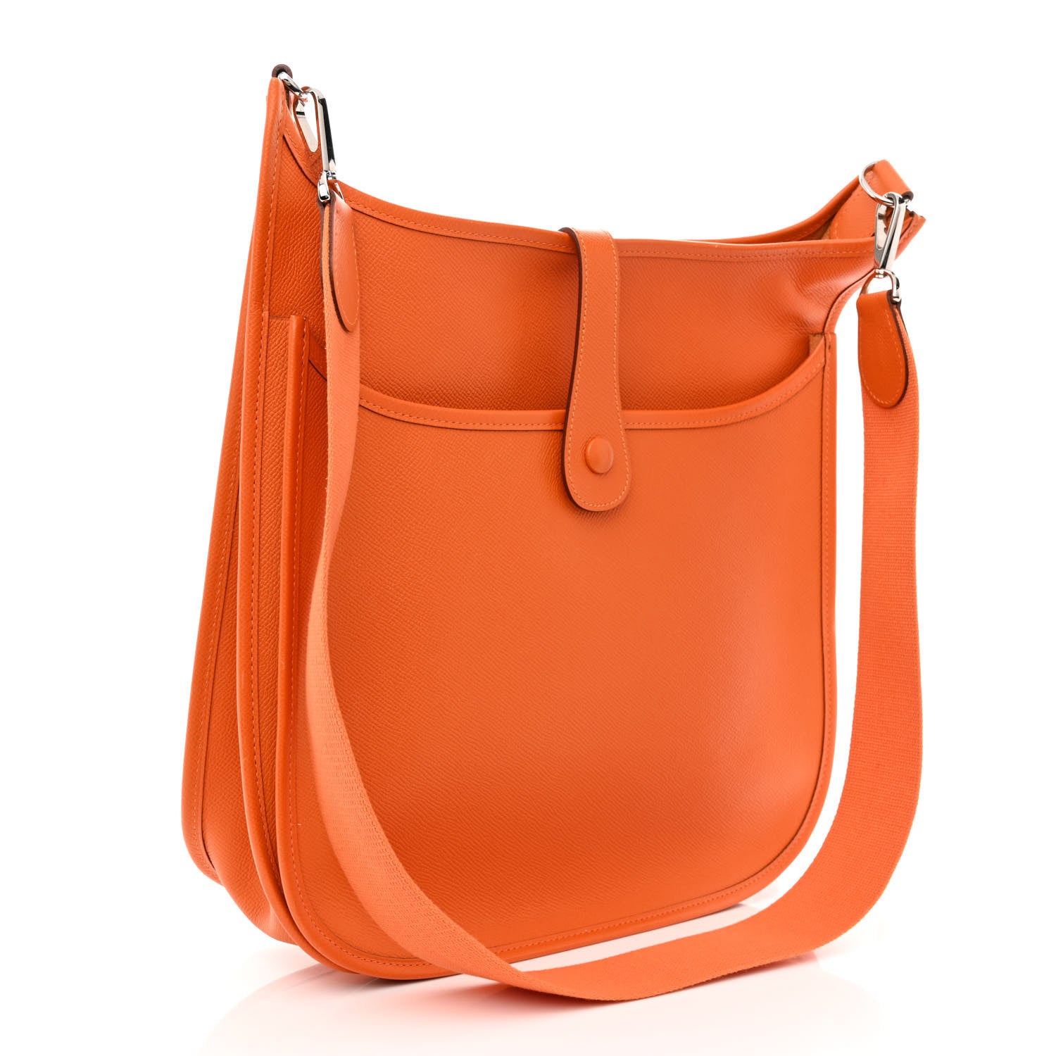 Hermes Epsom Evelyne III GM Orange 3 of 10