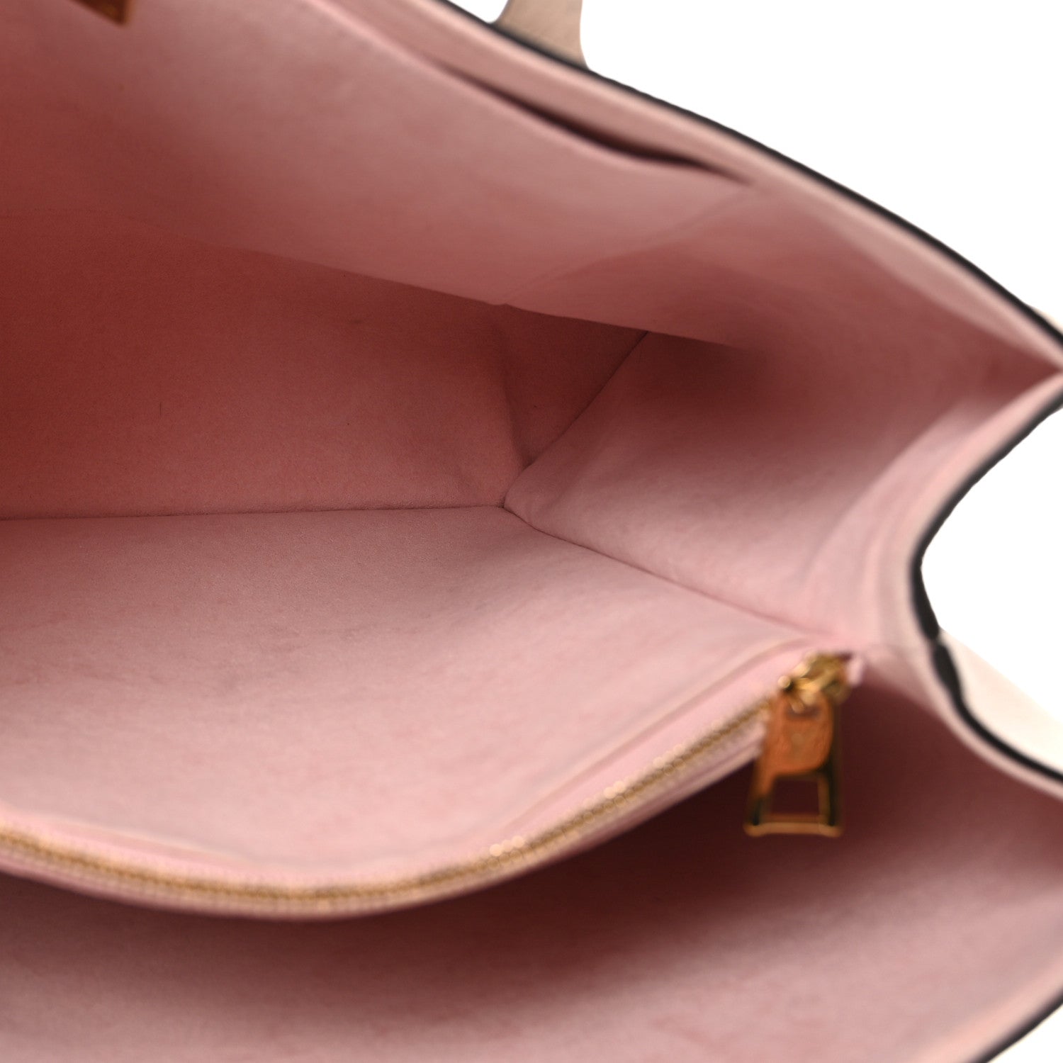 Louis Vuitton Grained Calfskin Lockme Shopper Greige 5 of 10