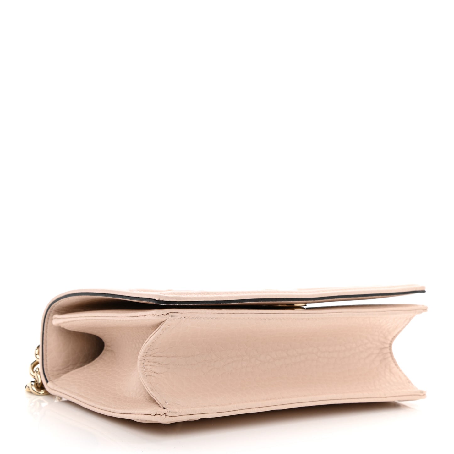 Grained Calfskin Small Diorama Flap Bag Rose Poudre