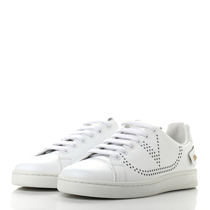 Valentino Garavani Calfskin Womens Backnet Sneakers 36 White 4 of 8