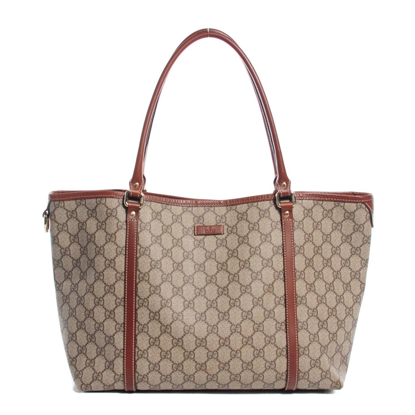 GG Plus Monogram Medium Joy Tote Brown