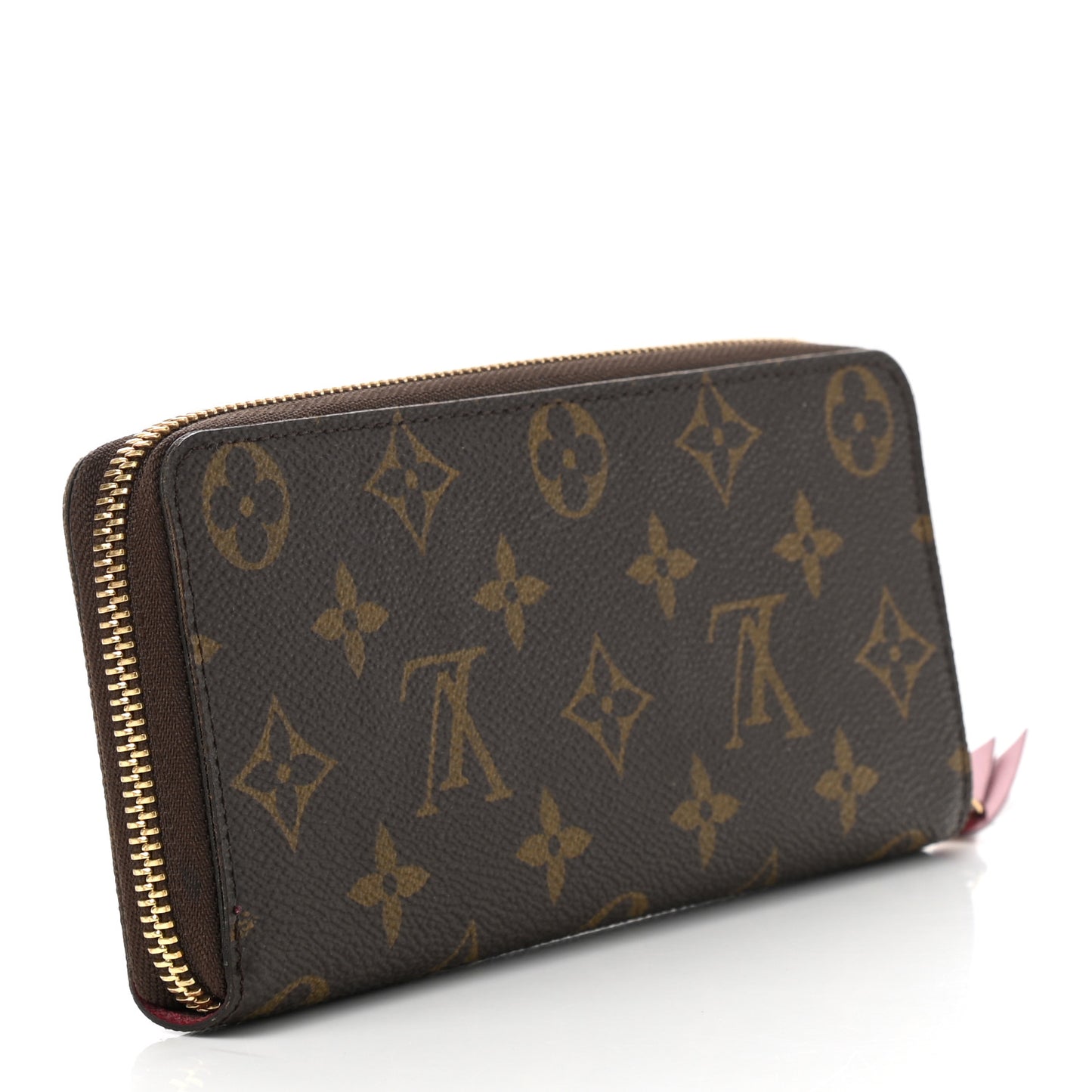 Monogram Clemence Wallet Fuchsia