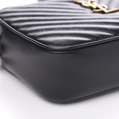 Saint Laurent Calfskin Matelasse Monogram Lou Camera Bag Black 9 of 10