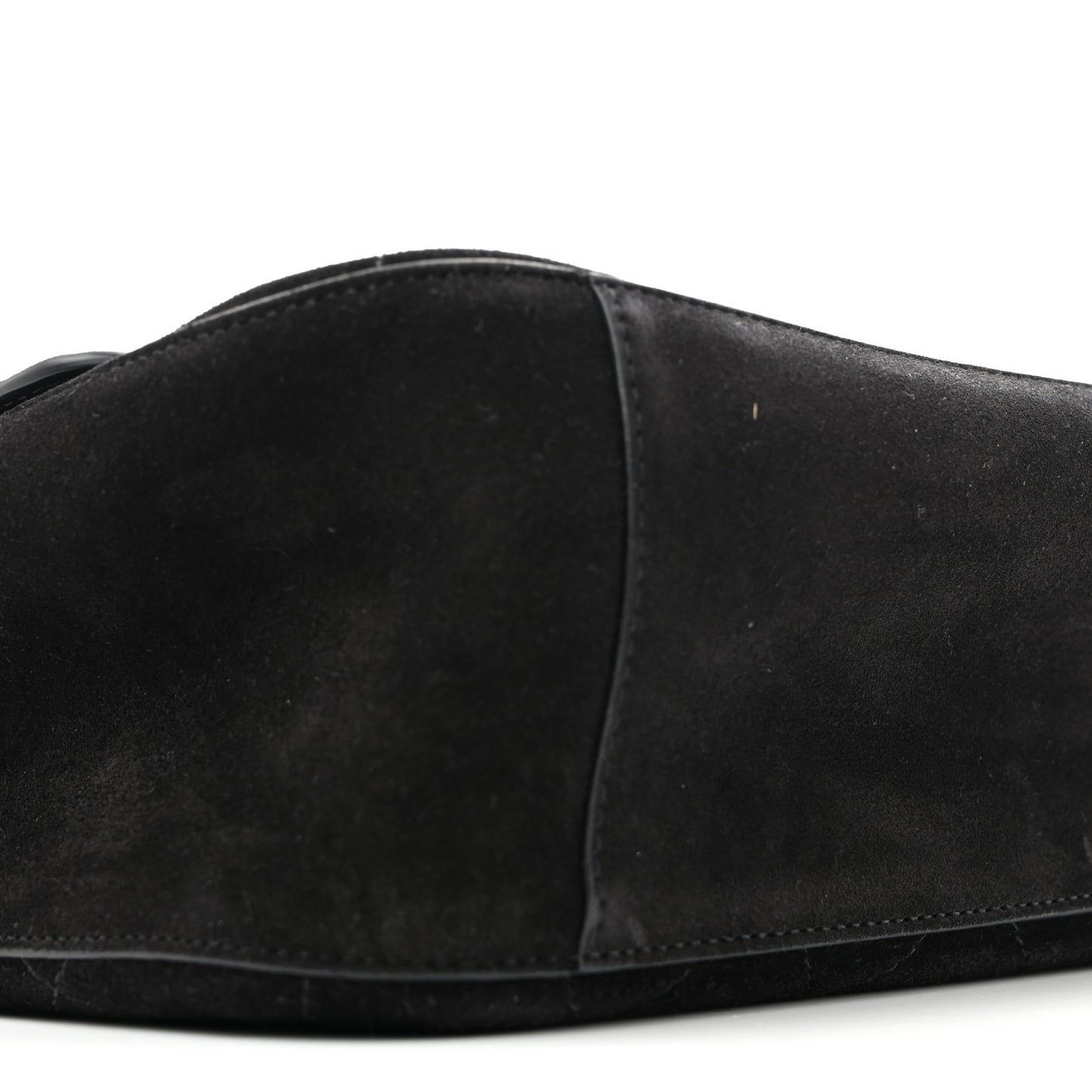 Suede Calfskin Small Souplissimo Maxi Flap Black