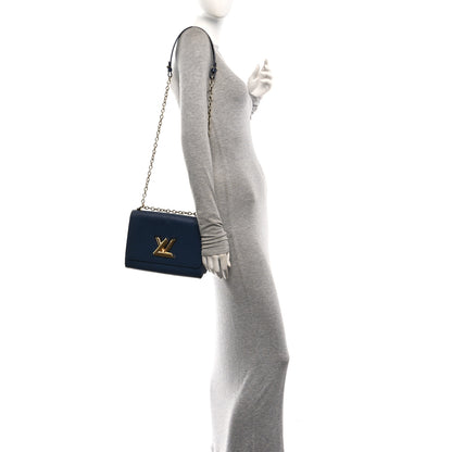 Louis Vuitton Epi Twist Shoulder Bag MM Indigo 2 of 11