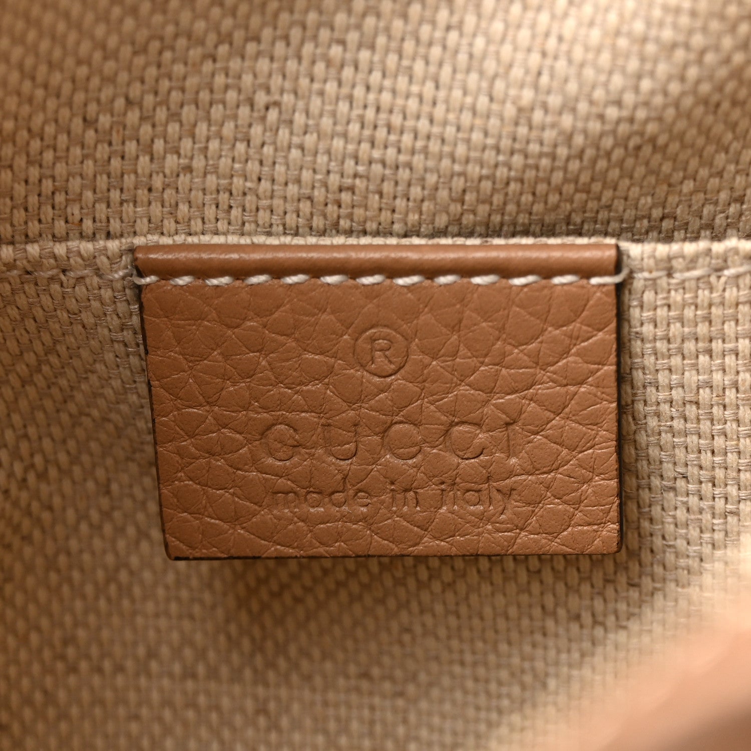 Gucci Pebbled Calfskin Small Soho Disco Bag Camelia 6 of 11
