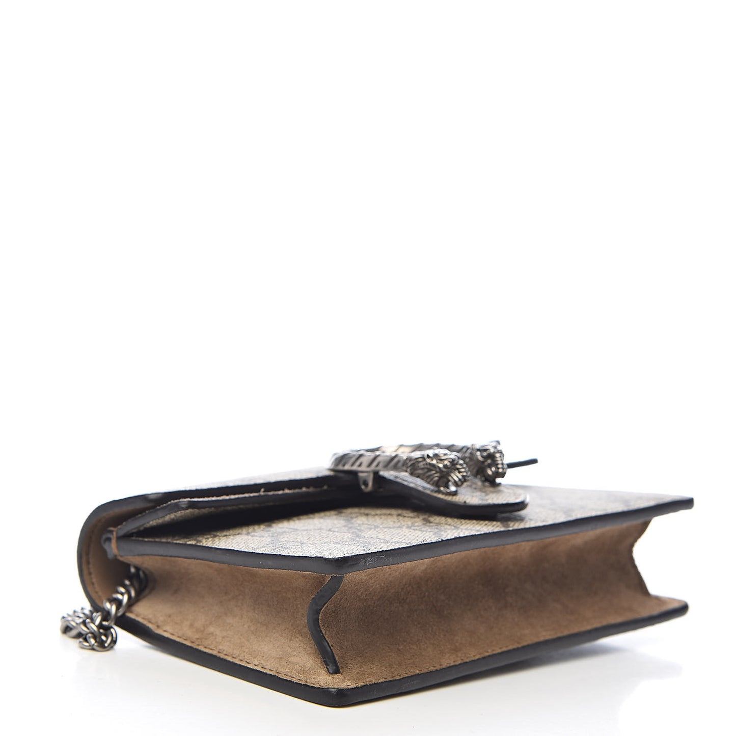GG Supreme Monogram Super Mini Dionysus Shoulder Bag Taupe