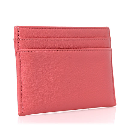 Chanel Goatskin CC Camellia Card Holder Pink 3 of 7
