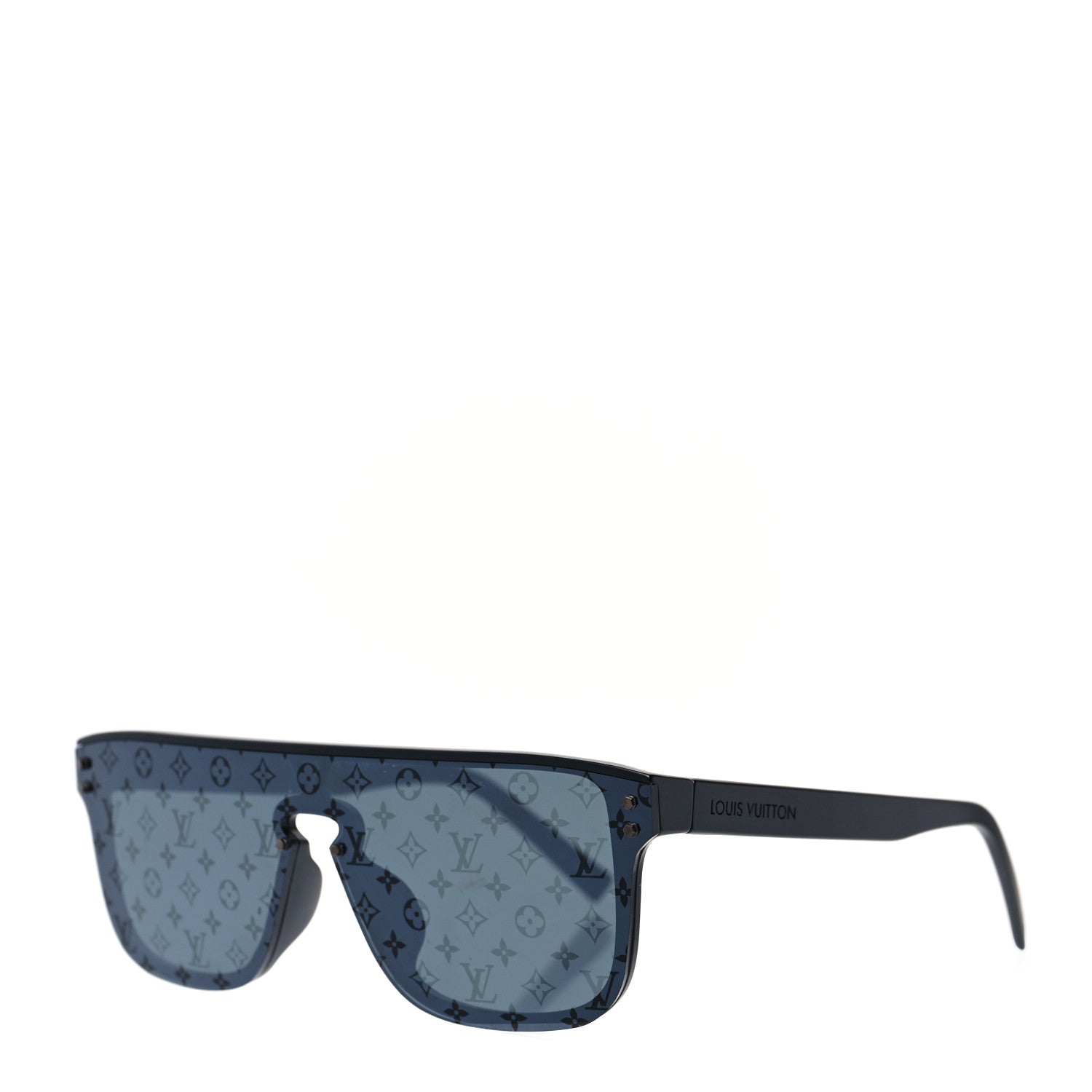 Louis Vuitton Acetate LV Waimea Square Sunglasses Z1082E Black 1 of 7