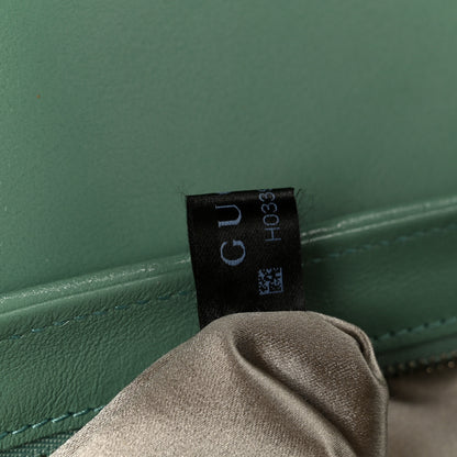 Gucci Sequin Satin Calfskin Matelasse Diagonal Small GG Marmont Shoulder Bag Grigio Argento Verde Chiaro Rosa Giallo Light Water Green 8 of 12