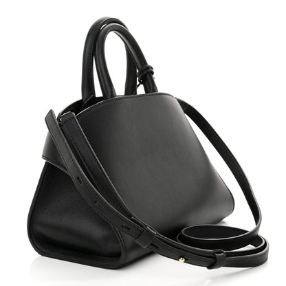 Salvatore Ferragamo Calfskin Mini Hug Bag Black 3 of 13