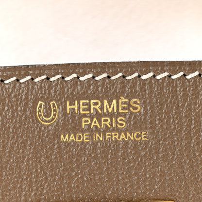 Hermes Chevre Mysore Horseshoe Birkin 30 Etoupe Black 6 of 11