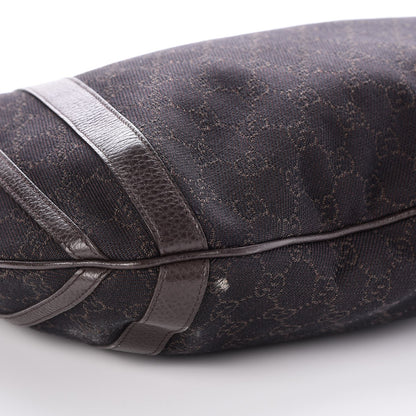 Gucci Monogram Medium Abbey Convertible Tote Dark Brown 9 of 10