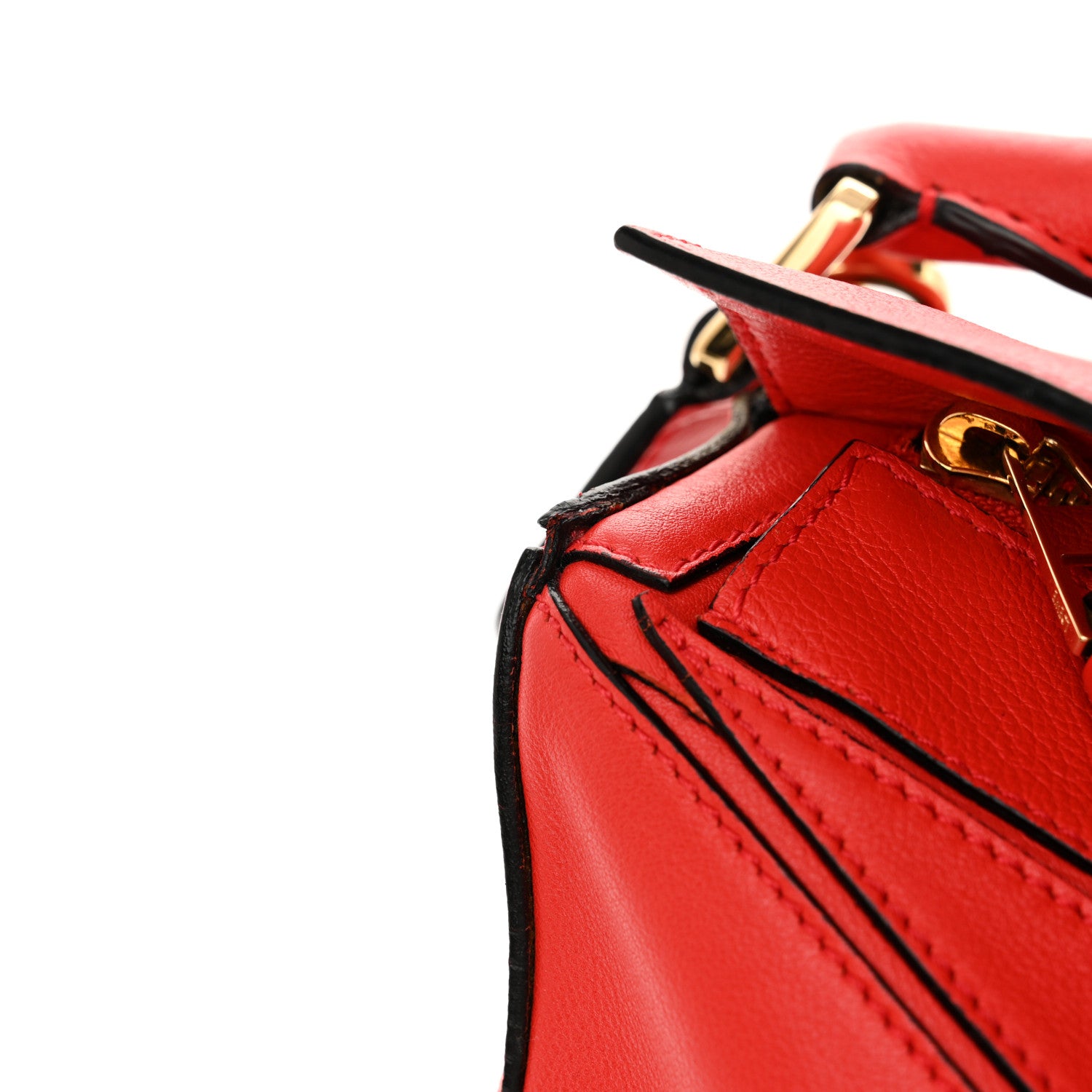 Loewe Calfskin Medium Puzzle Bag Primary Red 12 of 12