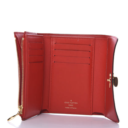 Louis Vuitton Monogram Flower Lock Compact Wallet Coquelicot 5 of 7