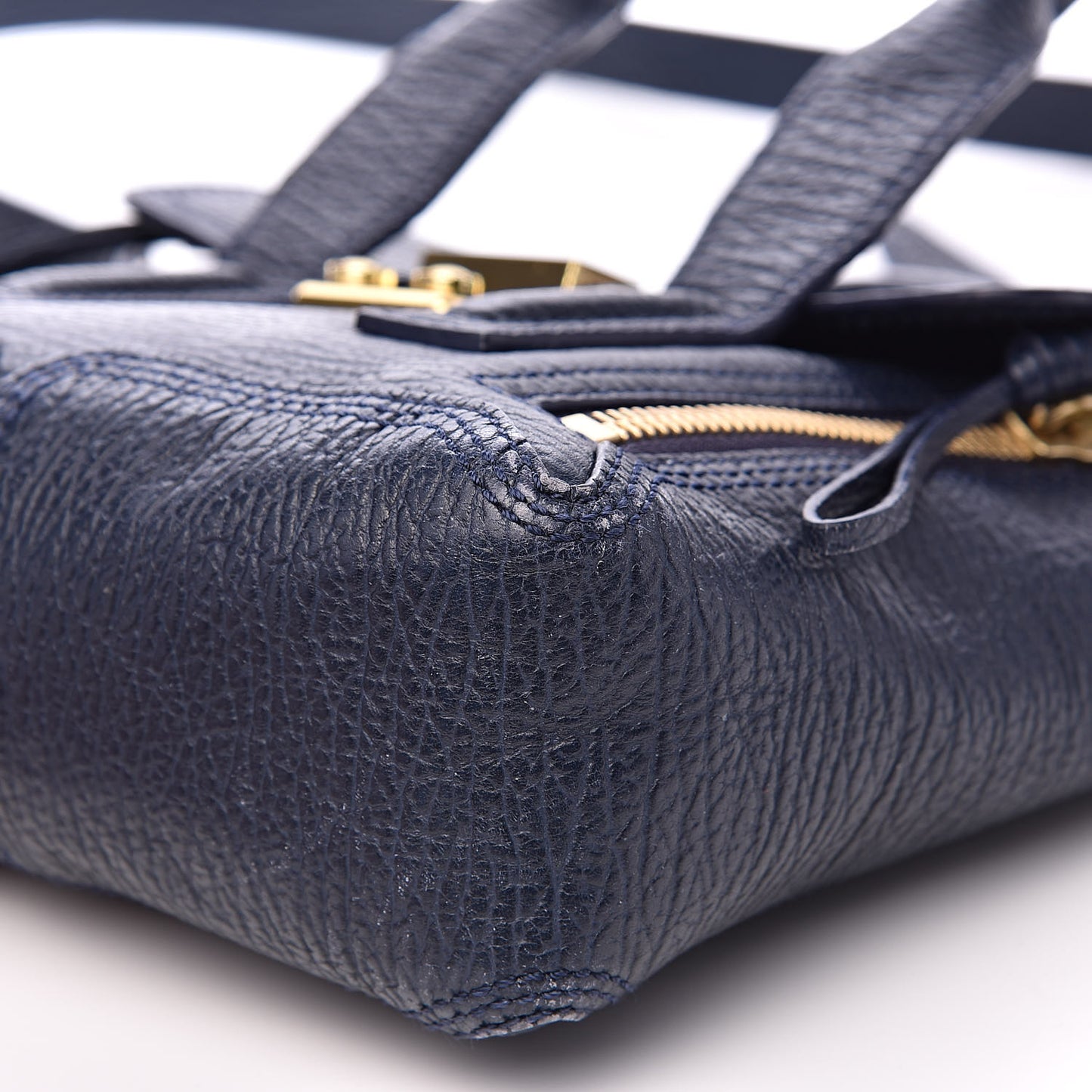 3.1 Textured Calfskin Mini Pashli Satchel Ink