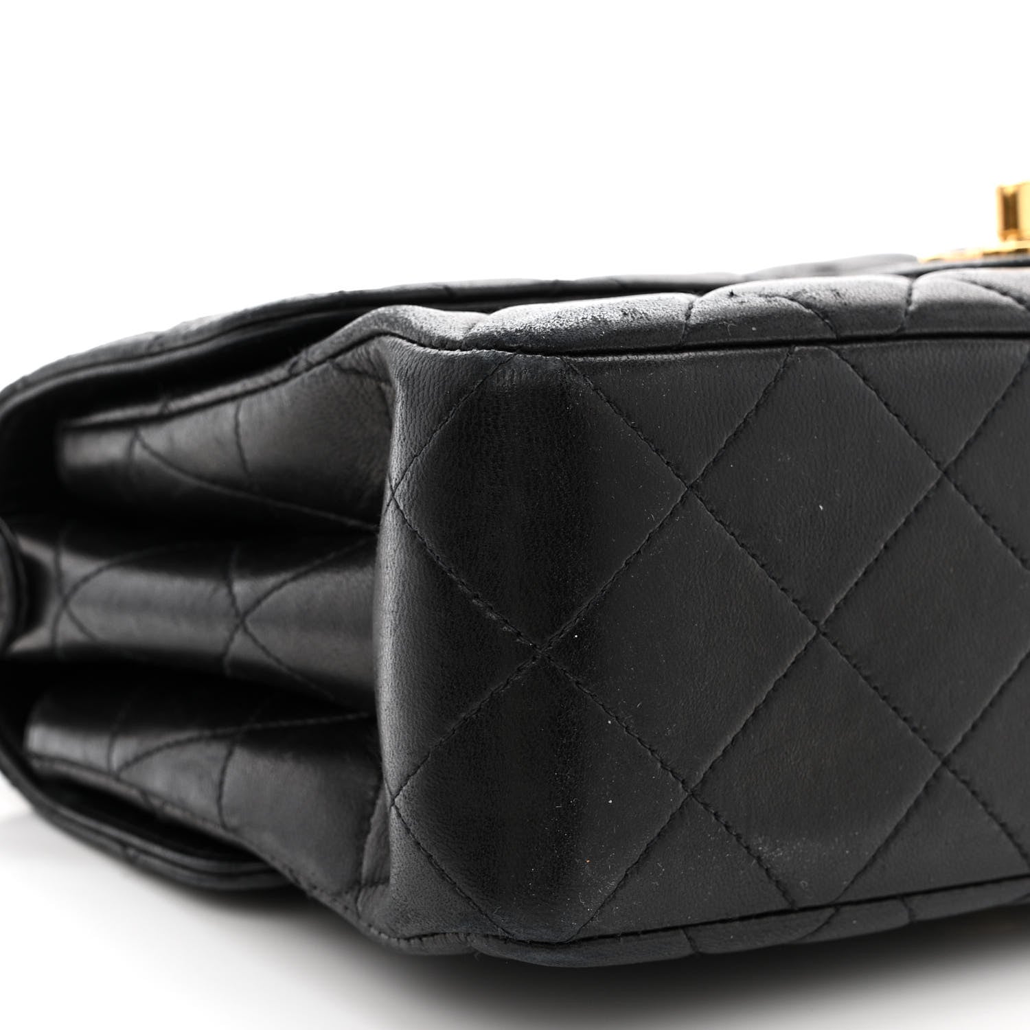 Chanel Lambskin Quilted Medium Double Sided Flap Black 12 of 16