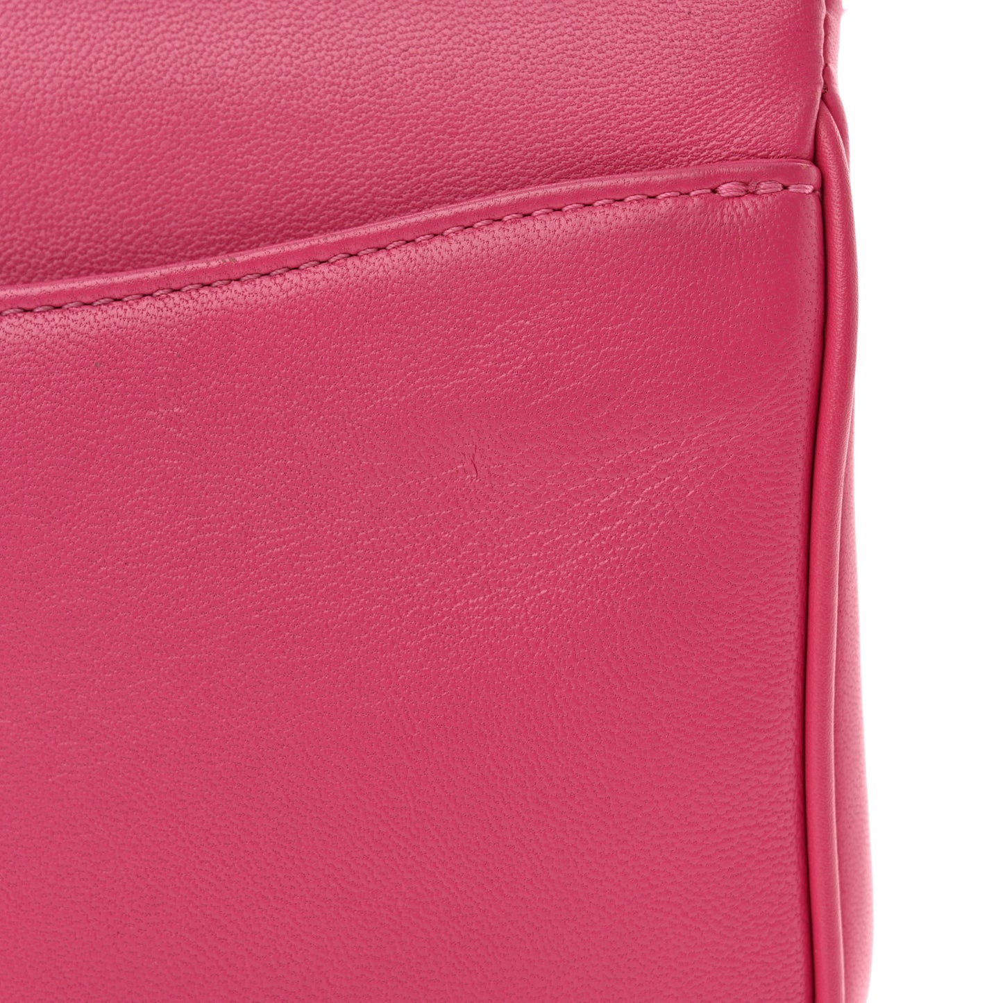 Lambskin CC Mania Flap Bag Pink