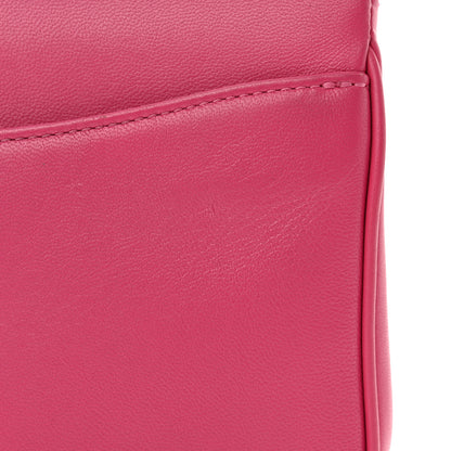 Chanel Lambskin CC Mania Flap Bag Pink 11 of 11